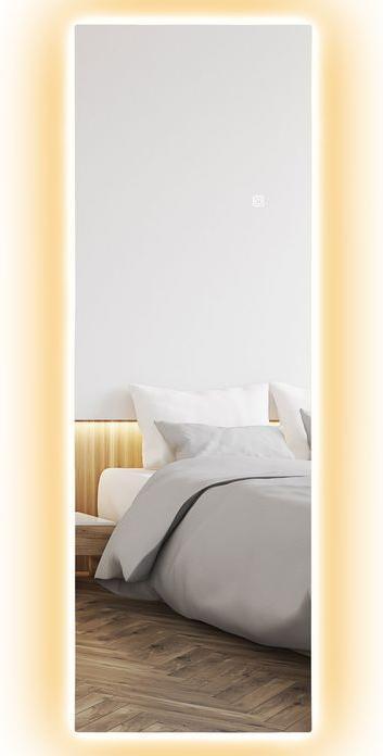 Image du produit Swisshandel24 Ganzkörperspiegel 40 x 120 cm Standspiegel mit LED Lichte, Wandspiegel