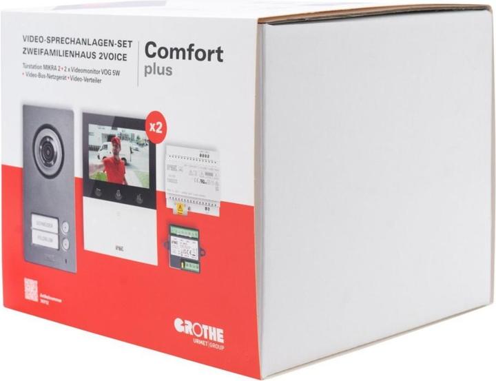 Actual product image Grothe GROT video intercom set