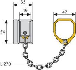 Immagine prodotto Abus Catena della porta