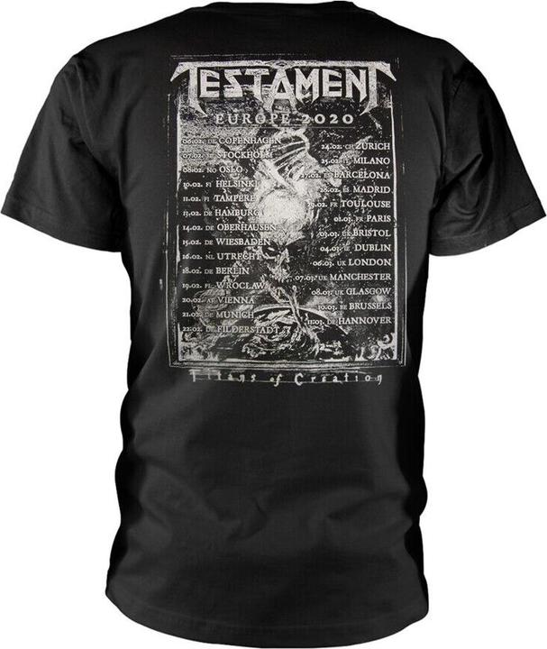 Immagine prodotto Testament WWIII Europe 2020 Tour Maglietta Adulto Unisex (S)