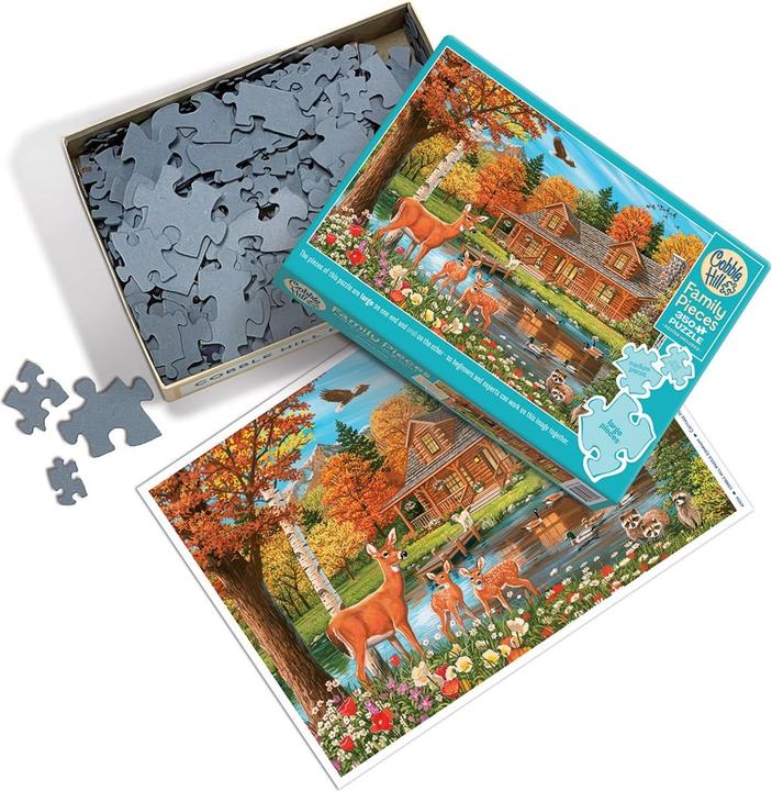 Produktbild Cobble Hill Häuschen mit Teich 350 Teile (350 Teile)