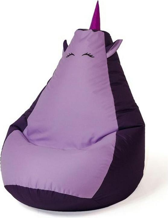 Actual product image Go Gift Sako bag pouffe unicorn purple light purple L 105 x 80 cm