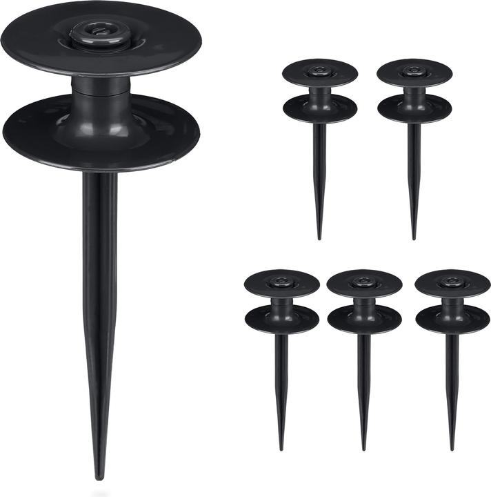 Actual product image Relaxdays 6x hose guide (0.09 m, 90 mm)