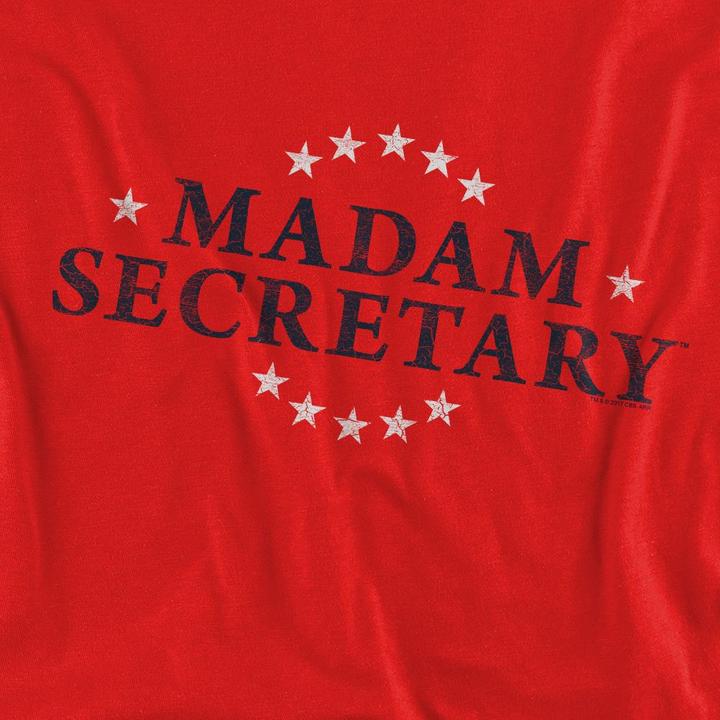 Actual product image Madam Secretary Unisex Adult Distressed Logo Sweatshirt (XXL)