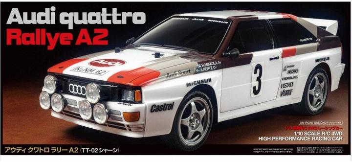 Immagine prodotto Tamiya Kit Audi Quattro A2 (TT-02) (Kit)