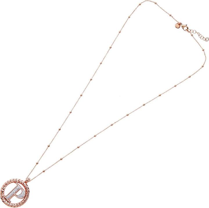 Produktbild Ottaviani Rose gold bronze necklace with silver glitter