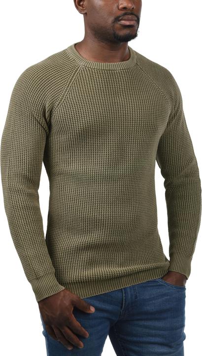 Immagine prodotto Indicode Rockford Maglione In Maglia Grossa Pullover Maglieria Da Uomo Con Girocollo In Cotone 100% (M)