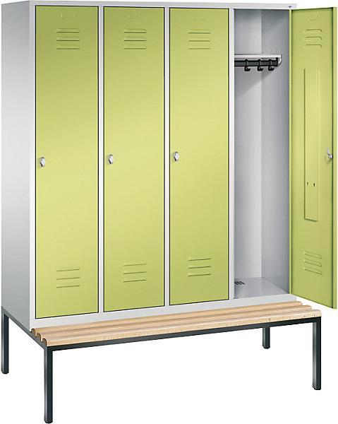 Produktbild C+P CLASSIC Garderobenschrank mit untergebauter Sitzbank (160 cm, 209 cm)