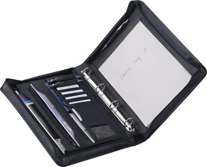 Actual product image Dermata Nappa cowhide leather writing case (A4, 1 x)