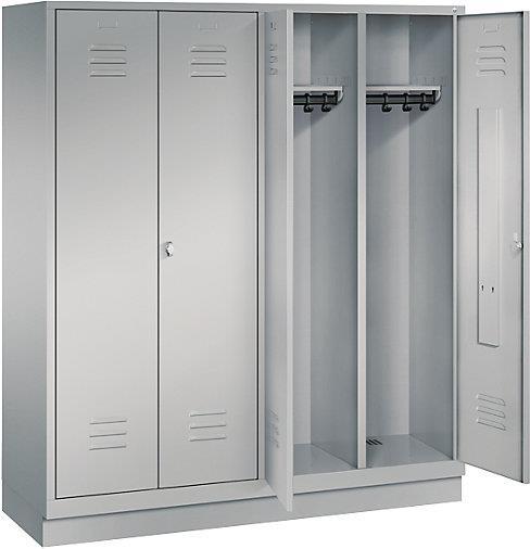 Produktbild C+P CLASSIC Garderobenschrank mit Sockel, zueinander schlagende Türen (160 cm, 180 cm)