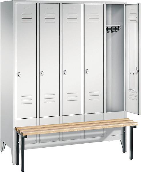 Produktbild C+P CLASSIC Garderobenschrank mit vorgebauter Sitzbank (150 cm, 185 cm)