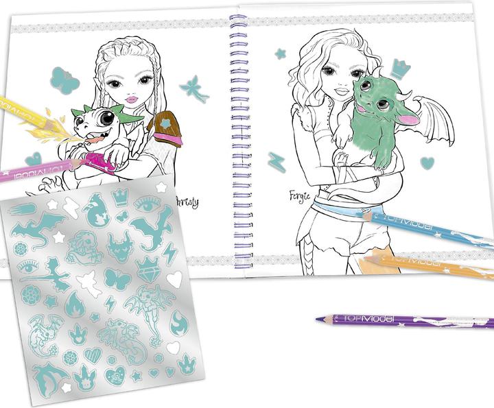 Produktbild Depesche TOPModel - Colouring Book - DRAGON LOVE - (0411912)