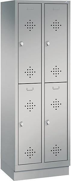 Actual product image C+P CLASSIC wardrobe with base, double-tiered (61 cm, 180 cm)