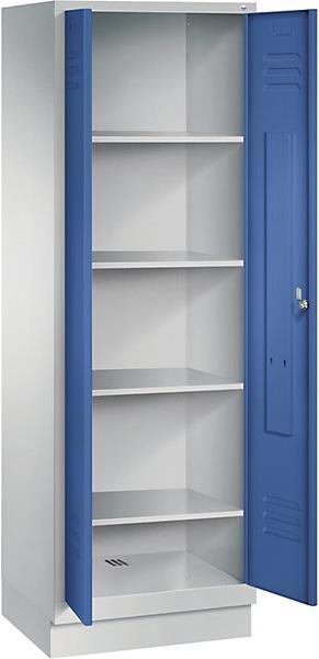 Actual product image C+P CLASSIC storage cupboard with plinth, doors hinged together (61 cm, 180 cm)