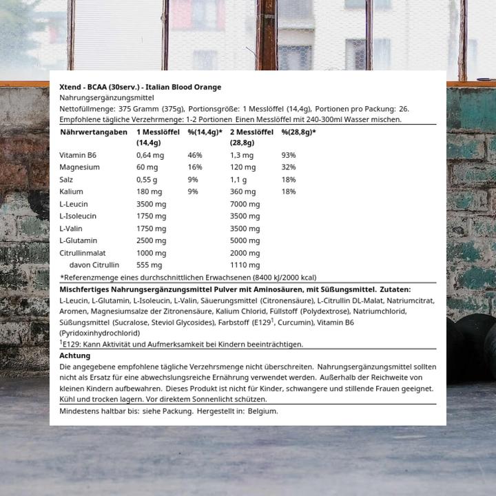 Actual product image Scivation Xtend BCAAS (1 Piece, Powder, 456 g)