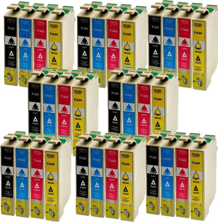 Immagine prodotto Hermex Cartuccia d'inchiostro compatibile XL per Epson WorkForce WF-2630WF (M, FC, C, Y)