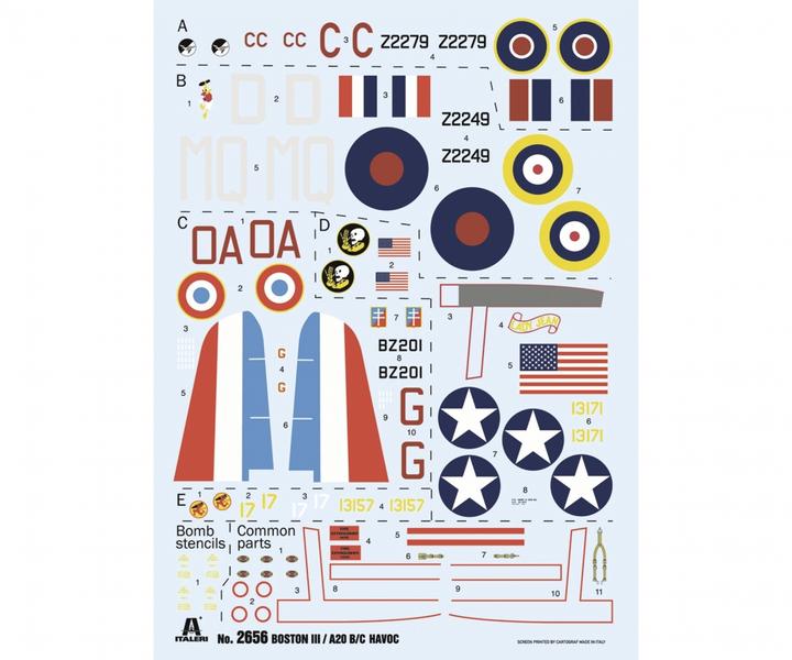 Actual product image Italeri A-20B Boston III