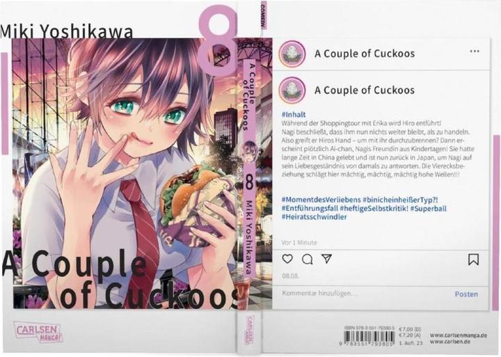 Actual product image A Couple of Cuckoos 8 (German, Miki Yoshikawa, 2023)