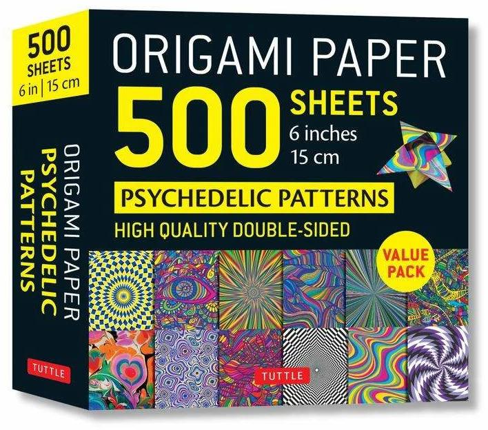 Produktbild Origami Paper 500 sheets Psychedelic Patterns 6' (15 cm) (500 x)
