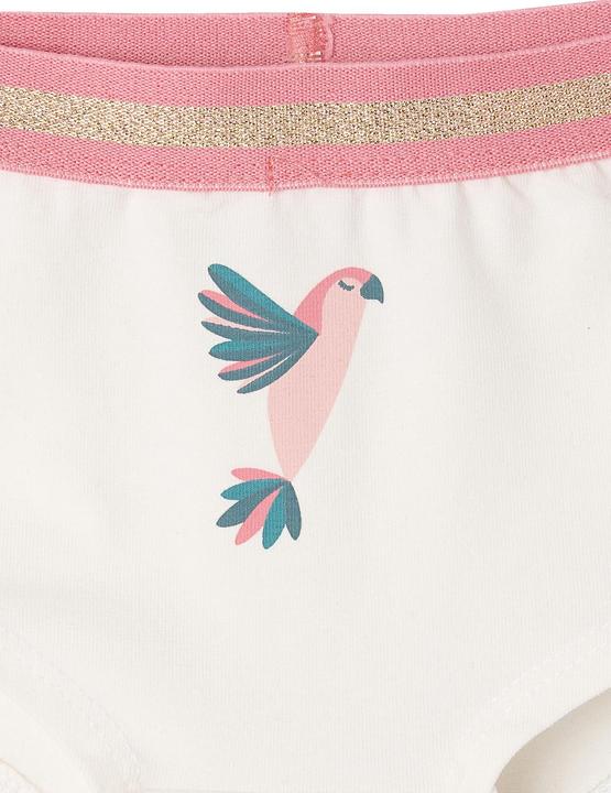 Image du produit Vertbaudet Bio-Kollektion: 5er-Pack Mädchen Shortys mit Dschungelprint (92)