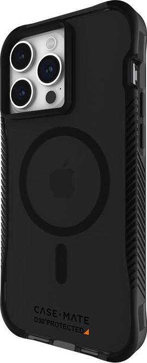 Actual product image Case-Mate Tough Grip Plus D3O MagSafe - iPhone 15 Pro Max Case (Smoke/Black) (Apple iPhone 15 Pro Max)