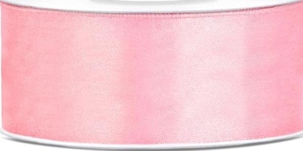 Actual product image Partydeco Satin ribbon, light pink, 25mm/25m (1 pc. / 25 lm) (Gift ribbon, 1 x)