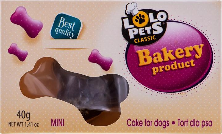Lolo Pets Classic Tort dla psa Mini Orzechowo-czekoladowy (Senior, 40 g)