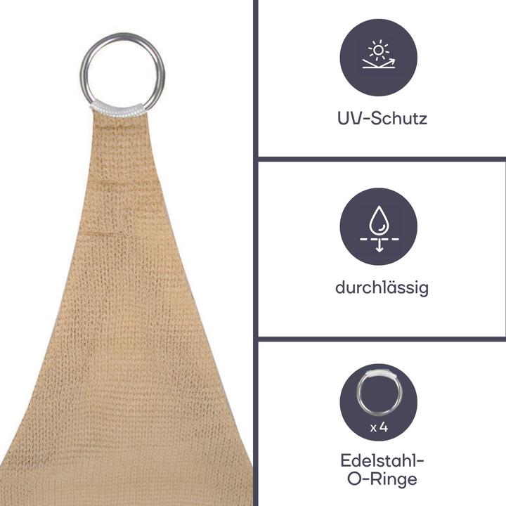 Image du produit Perel Voile solaire perméable à l'eau (360 x 360 cm)
