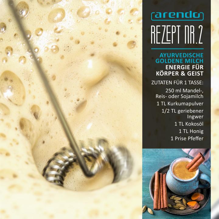 Actual product image Arendo Milk frother wand