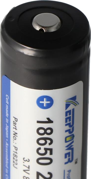 Actual product image Keeppower Akku 18650 geschützt (1 pcs., 18650, 2200 mAh)