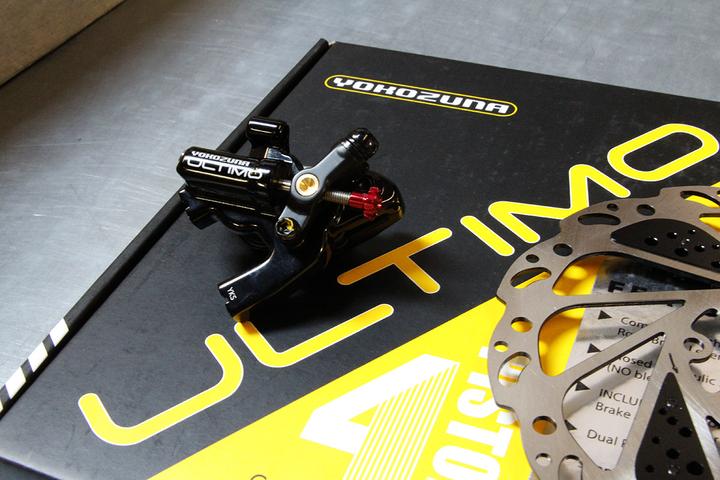 Actual product image Yokozuna Ultimo Road Disc Brake, Flat Mount, Black, Rear (Rear brake, Brake kit, 4)
