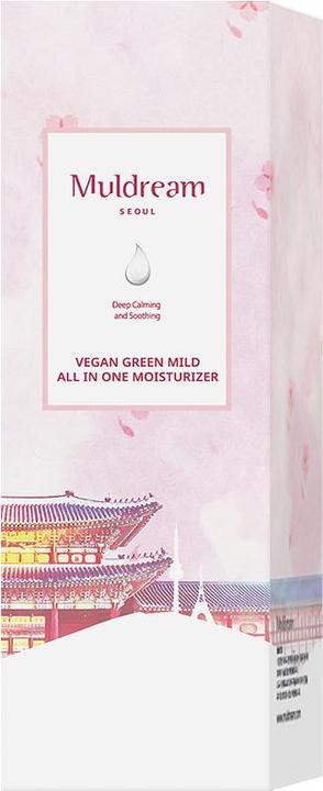 Actual product image Muldream vegan green mild all in one moisturizer (110 ml, 24h cream)