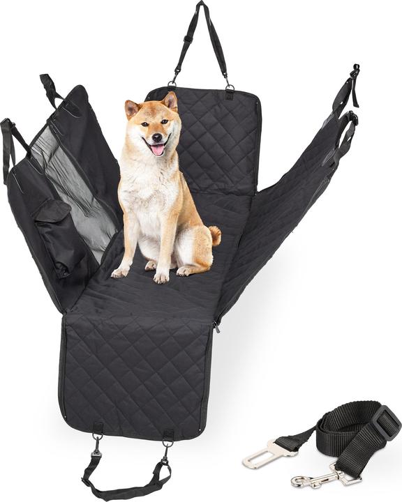 Productafbeelding Relaxdays Hondendeken voor achterbank auto (Hond, Reflectoren)