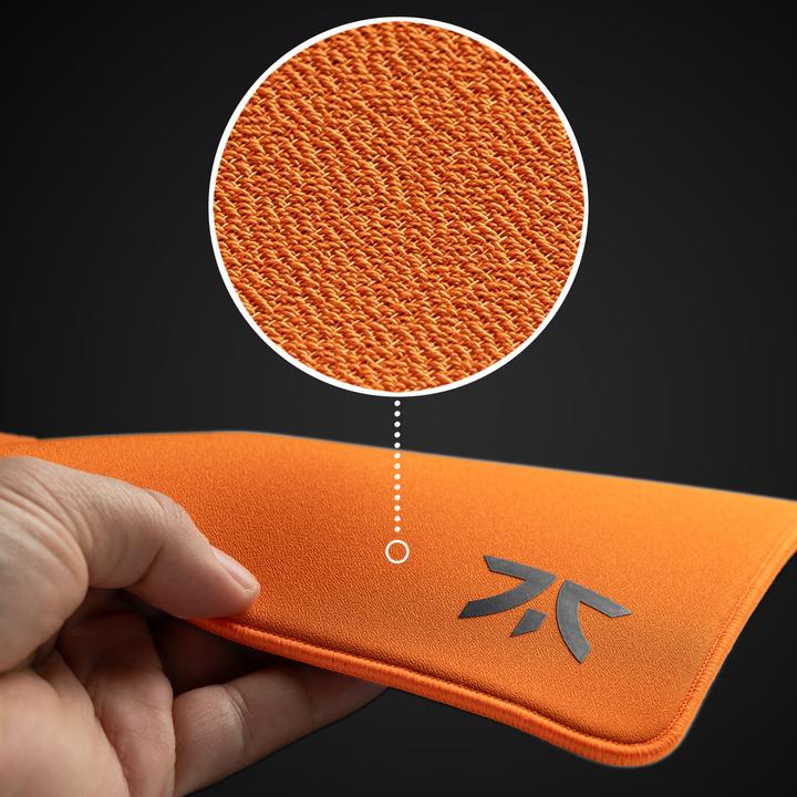 Image du produit Fnatic MAX Dash L Pro Gaming Mouse Mat, Sunset Orange Textured Cloth Speed Surface, Water Resistant (L)