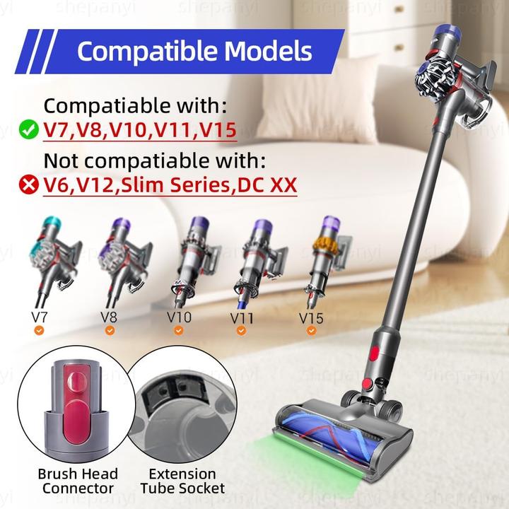 Produktbild Plutoos Ersatzbürste mit Staubsensor für Dyson V7–V15 & SV-Modelle