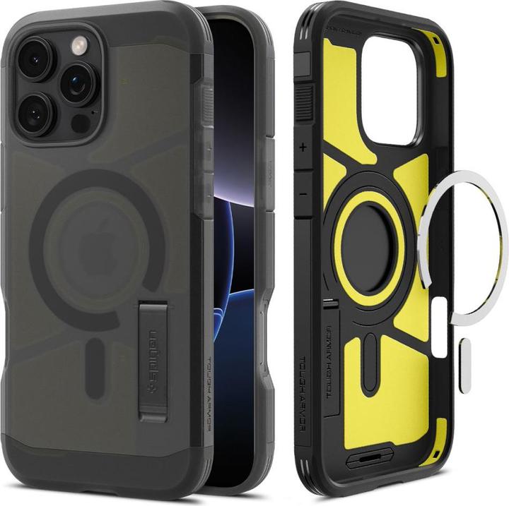 Actual product image Spigen - Tough Armor MagSafe - iPhone 16 Pro Max - Frost Black (Apple iPhone 16 Pro Max)