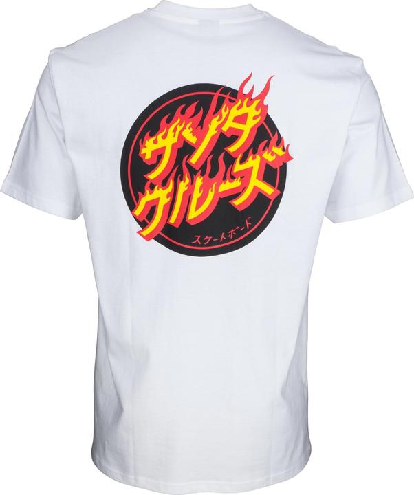 Image du produit Santa Cruz Flaming Japanese Dot T-shirt (M)