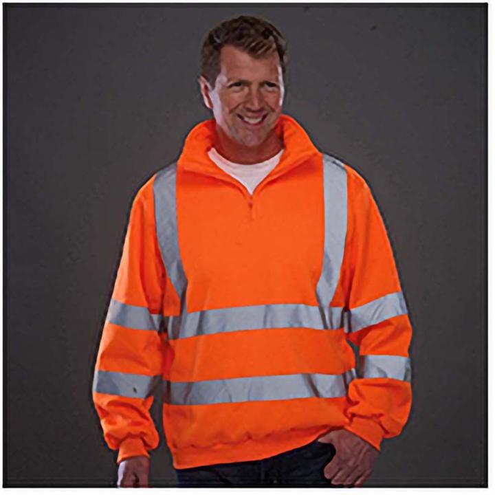 Image du produit Yoko Pull Hi Vis avec fermeture à glissière 14 (3XL)