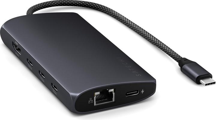 Actual product image Satechi USB-C Multiport 8k with Ethernet V3 (USB-C, 8 Ports)