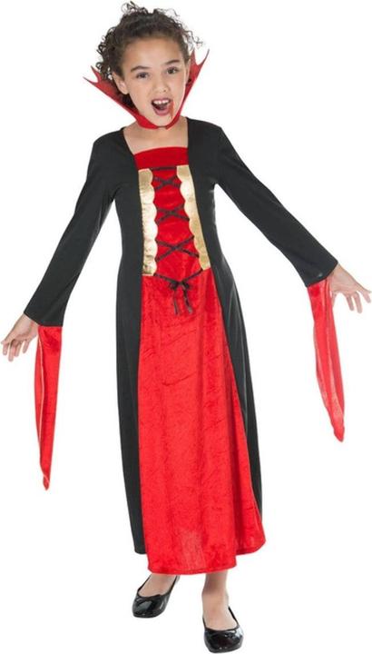 Actual product image Smiffys Girls Gothic Vampiress Costume Set (110, 116, 115 A)