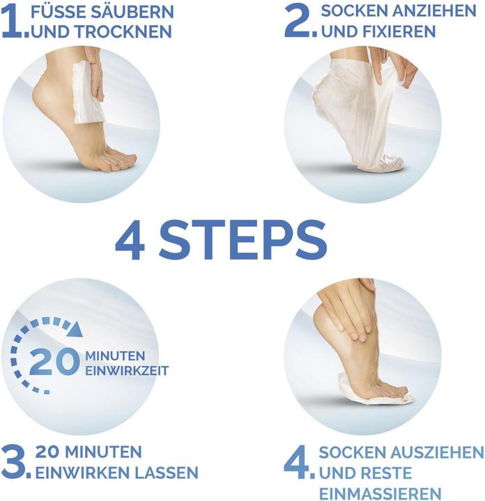Actual product image Scholl Foot mask Lavender oil 1 pair (Foot mask)