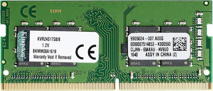 Actual product image Kingston ValueRAM (1 x 8GB, 2400 MHz, DDR4-RAM, SO-DIMM)