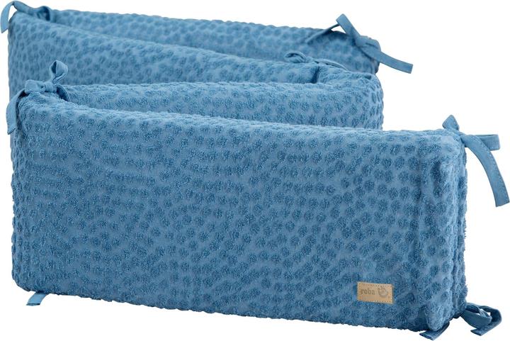 Image du produit Roba Petit nid pour lit bébé 60x120cm ou 70x140 cm 'Seashells' indigo