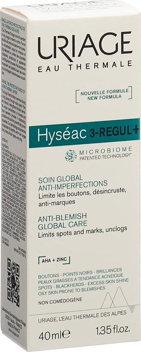 Uriage URIAGE Hyseac 3-Regul krem do twarzy zwalczający niedoskonałości 40ml (40 ml, Tagescreme)