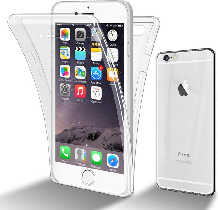 Produktbild Cadorabo TPU 360 Grad Case Cover (Apple iPhone 6 Plus)