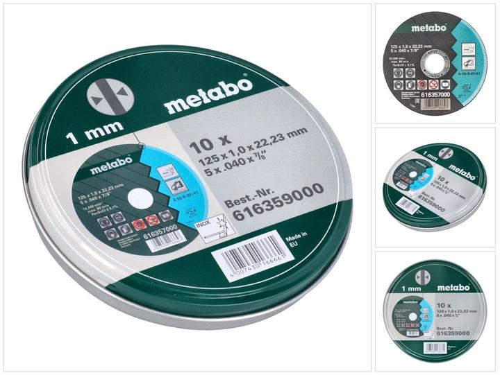 Actual product image Metabo Cutting discs