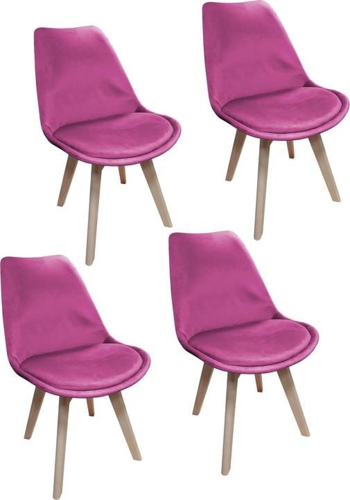 Produktbild HTI-Living Stuhl Atlanta Velvet Pink