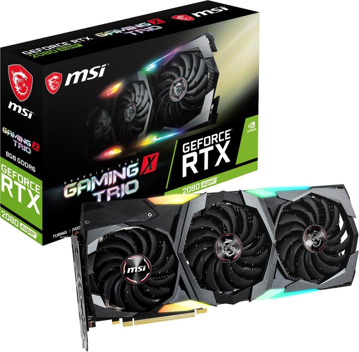 Actual product image MSI GeForce RTX 2080S GAMING X TRIO (8 GB)