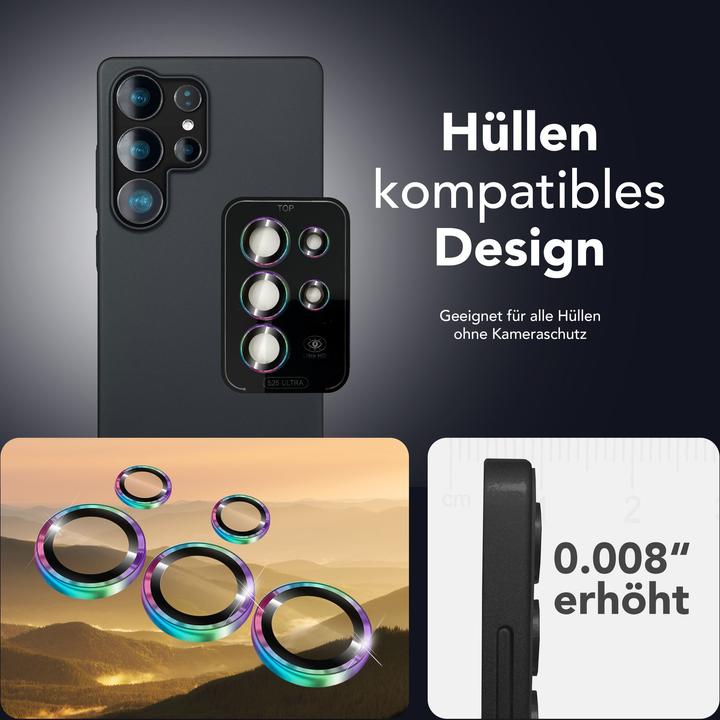 Actual product image Nalia Focus.Pro CLX - Kameraschutz Linsenglas Reflexionsfrei - Camera Lens Protector (1 Piece, Samsung Galaxy S25 Ultra)