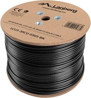 Produktbild Lanberg LCU5-30CU-0305-BK Netzwerkkabel U/UTP (UTP) (U/UTP, CAT5e, 305 m)